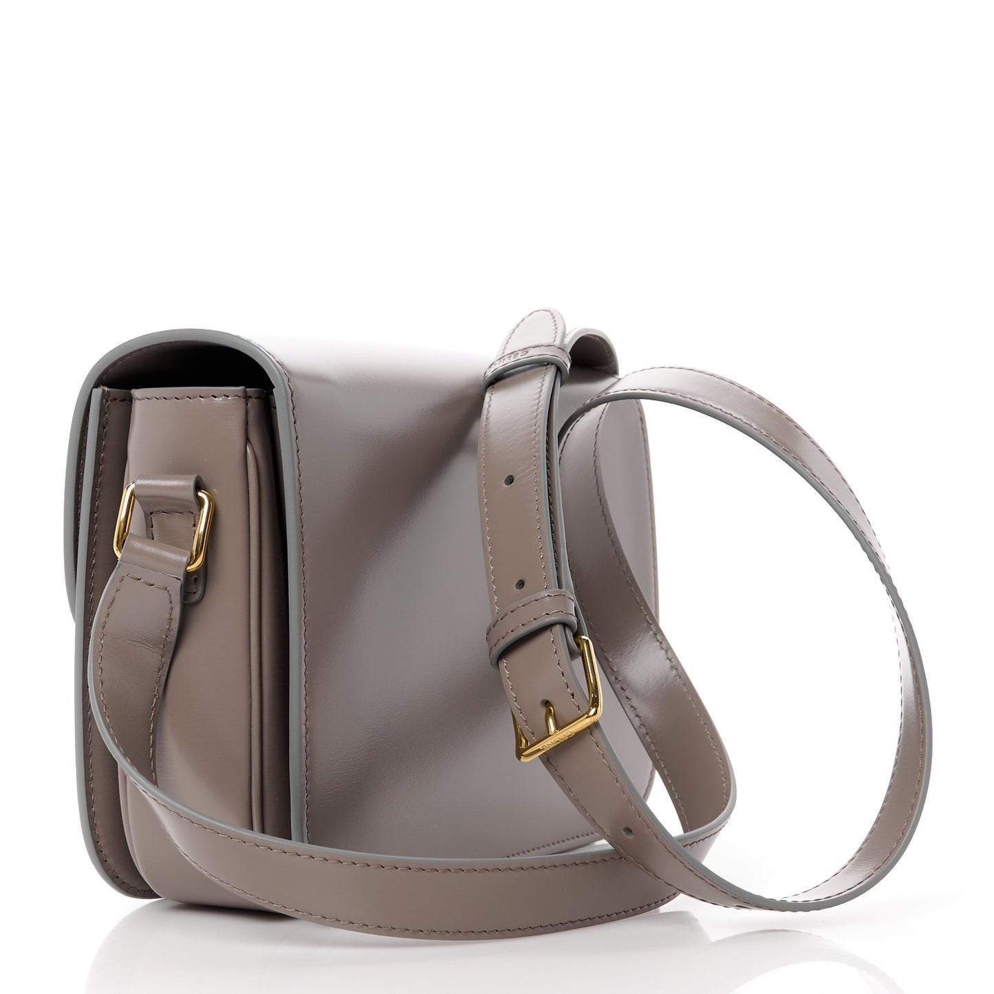 Shiny Calfskin Medium Triomphe Pebble