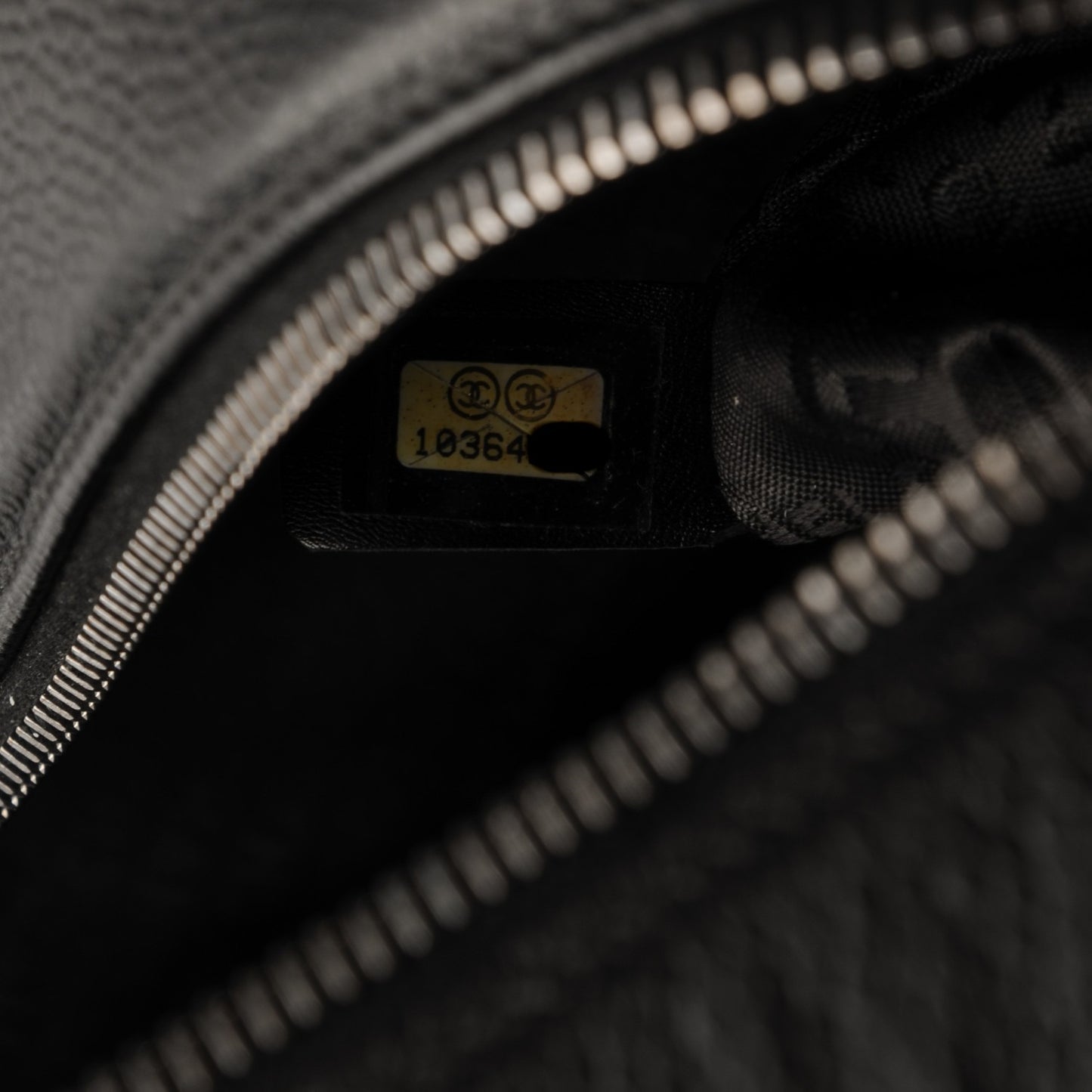 Caviar Square Stitched Tote Black