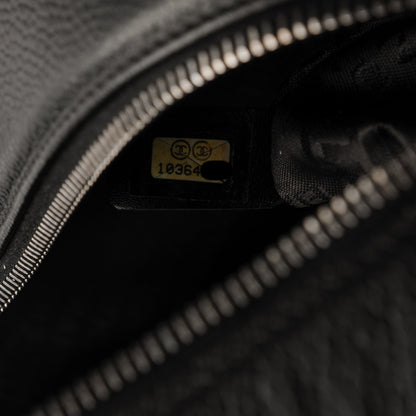 Chanel Caviar Square Stitched Tote Black 7 of 7