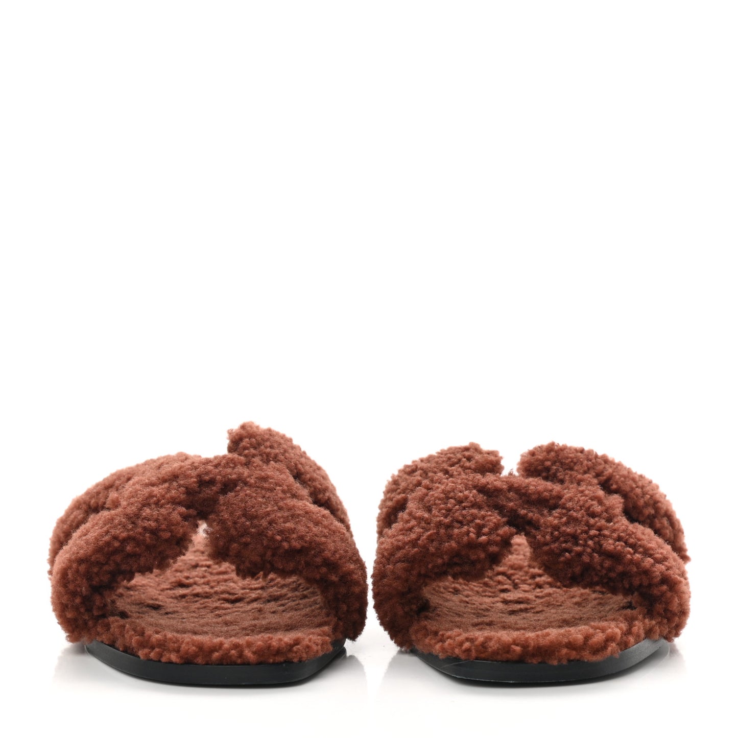 Woolskin Oran Sandals 38 Cognac