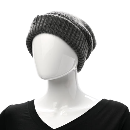 Hermes Cashmere Beanie Hat M Gris Chine 2 of 5