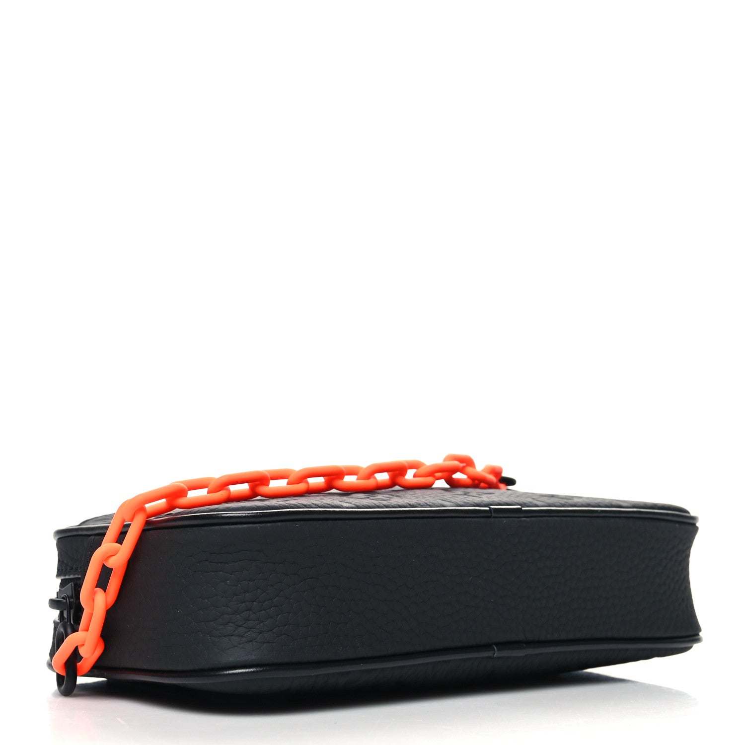 Louis Vuitton Taurillon Monogram Uniformes Solar Ray Soft Pochette Volga Belt Bag Black 4 of 9
