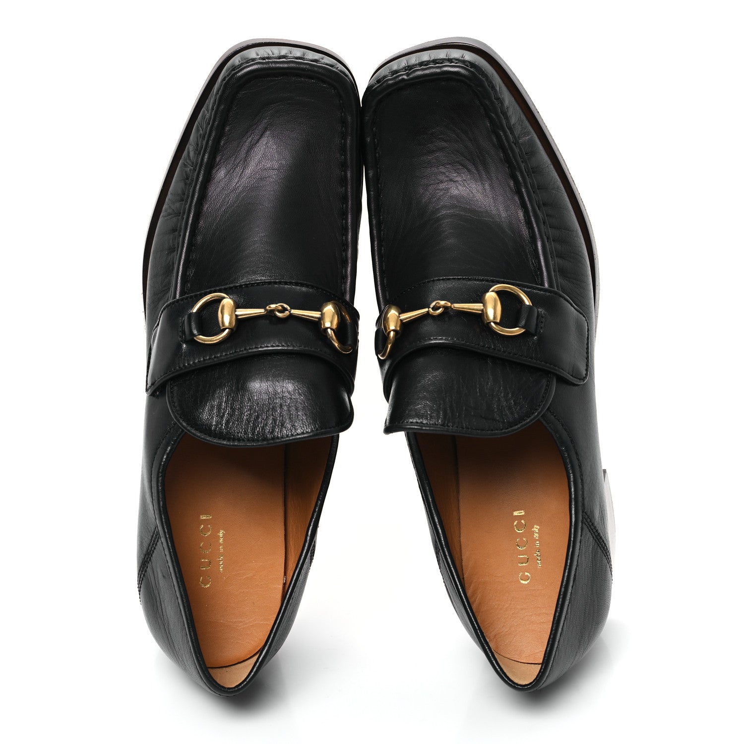 Gucci Malaga Kid Horsebit Loafer Pumps 40 Black 2 of 10