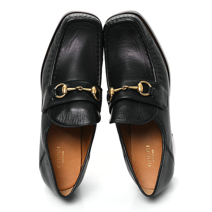Gucci Malaga Kid Horsebit Loafer Pumps 40 Black 2 of 10