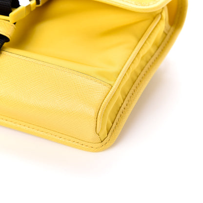 Prada Re-Nylon Saffiano Smartphone Case Crossbody Giallo 8 of 8