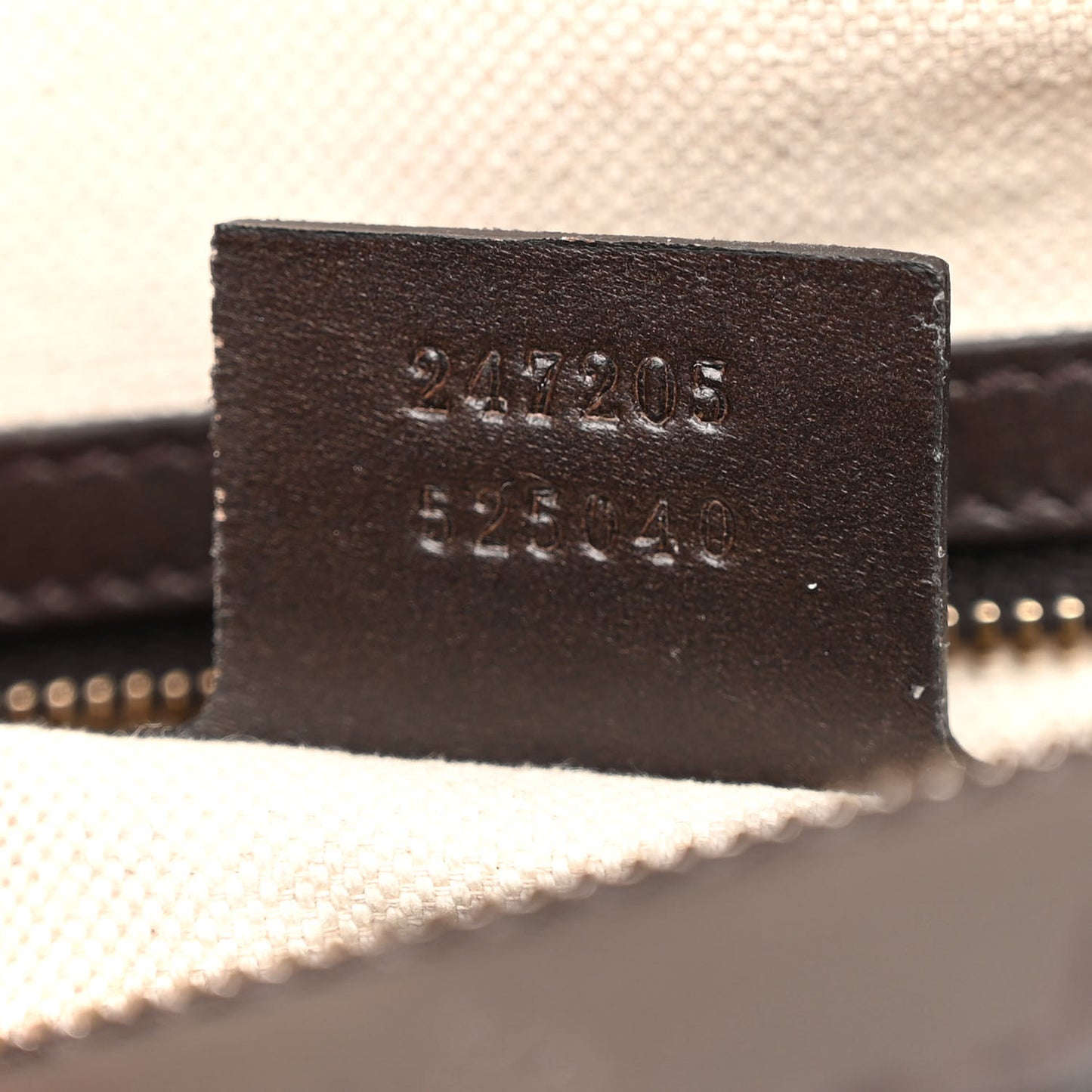 Monogram Selleria Calfskin Vintage Web Medium Boston Beige Ebony Cocoa