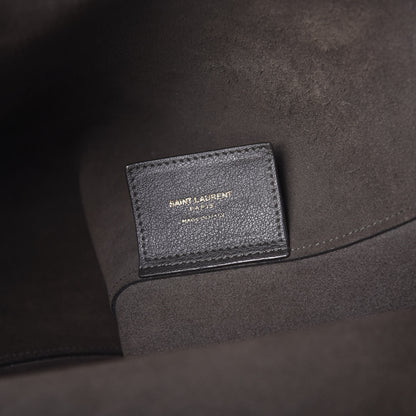 Saint Laurent Calfskin Large Shopping Tote Black Earth 6 of 10