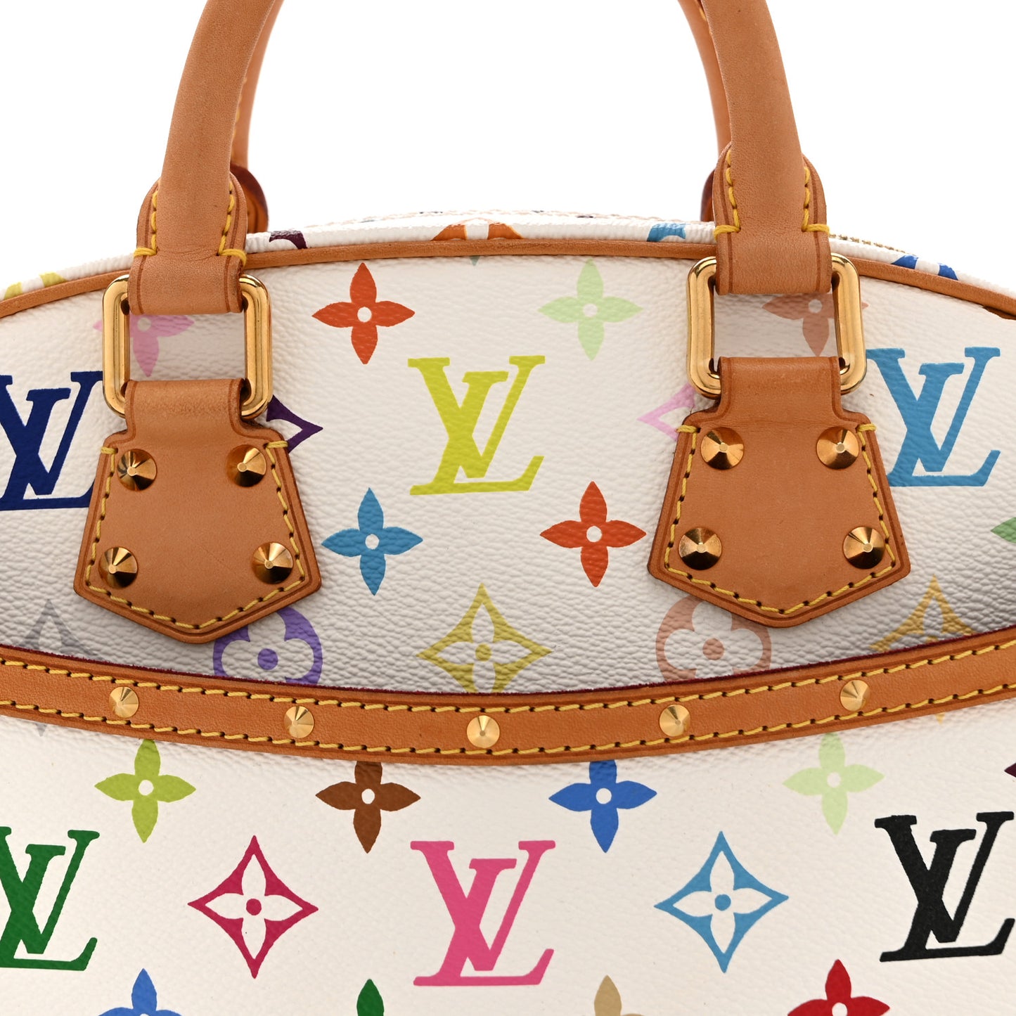 Monogram Multicolor Trouville White