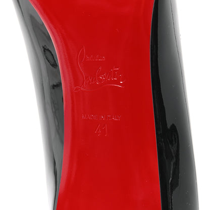 Christian Louboutin Patent Pigalle Follies 85 Pumps 41 Black 7 of 9