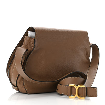Chloe Calfskin Medium Marcie Round Crossbody Bag Nut 3 of 10