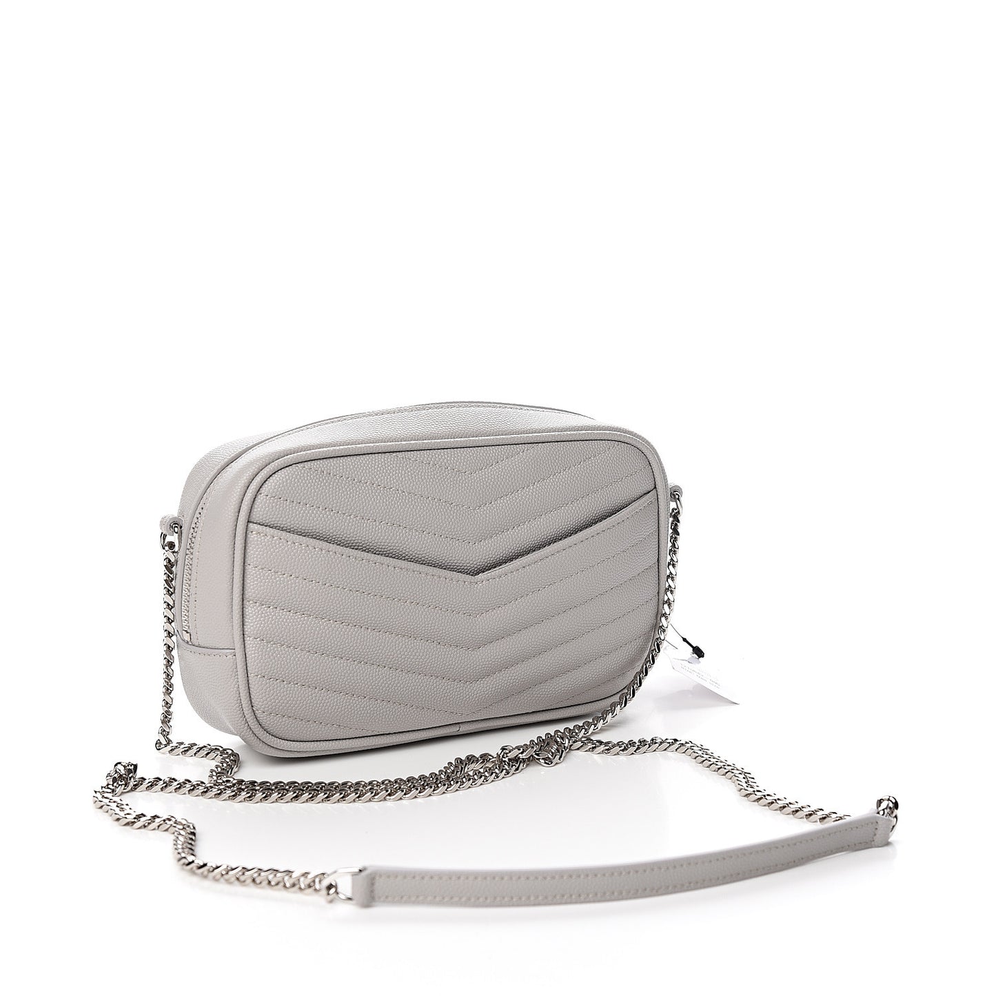 Grain De Poudre Matelasse Monogram Mini Lou Camera Bag Granite