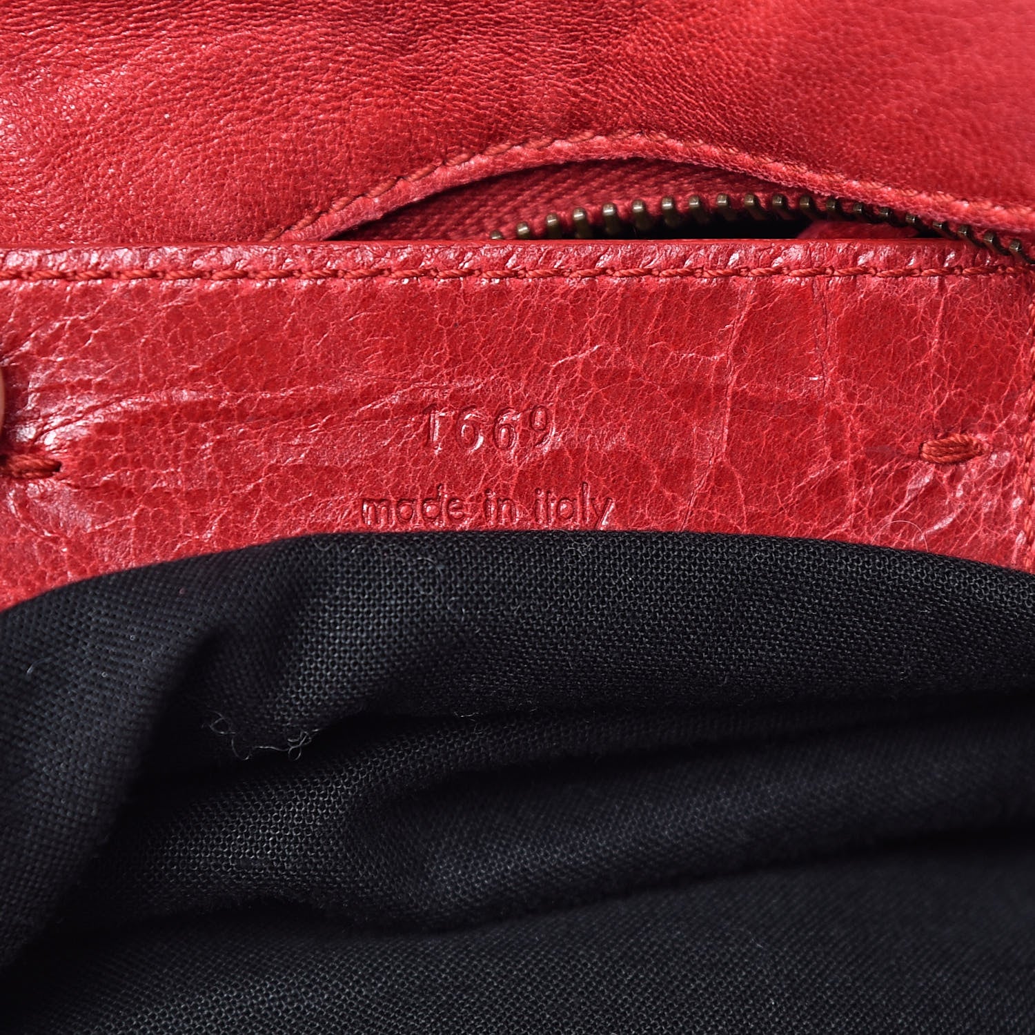 Balenciaga Agneau Classic Hardware Work Rouge Vif 7 of 14