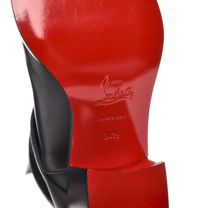 Christian Louboutin Calfskin Karistrap 70 Ankle Boots 34.5 Black 7 of 8