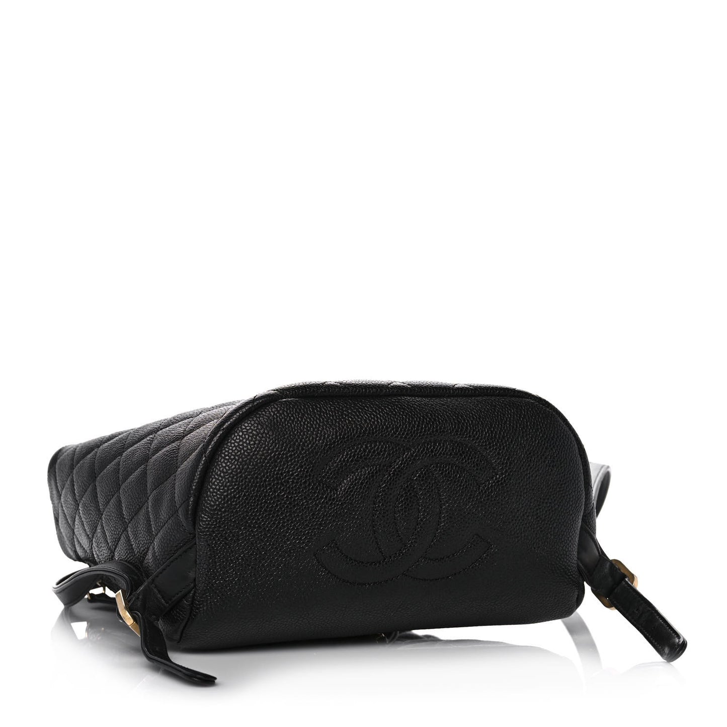 Caviar Quilted Filigree Backpack Black