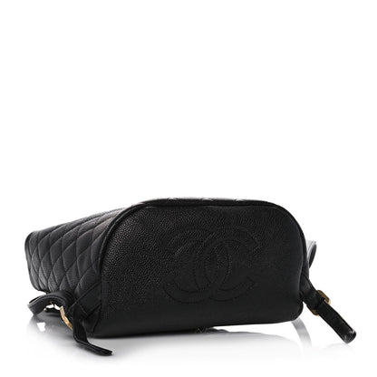 Chanel Caviar Quilted Filigree Backpack Black 4 of 18
