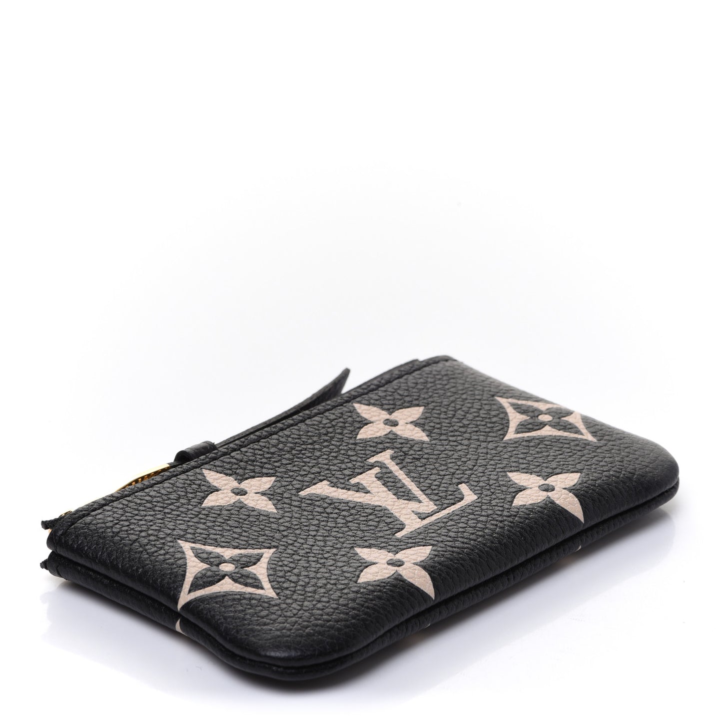Empreinte Monogram Giant Key Pouch Black Beige