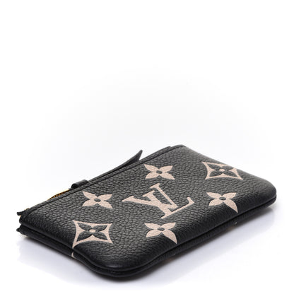 Louis Vuitton Empreinte Monogram Giant Key Pouch Black Beige 4 of 7