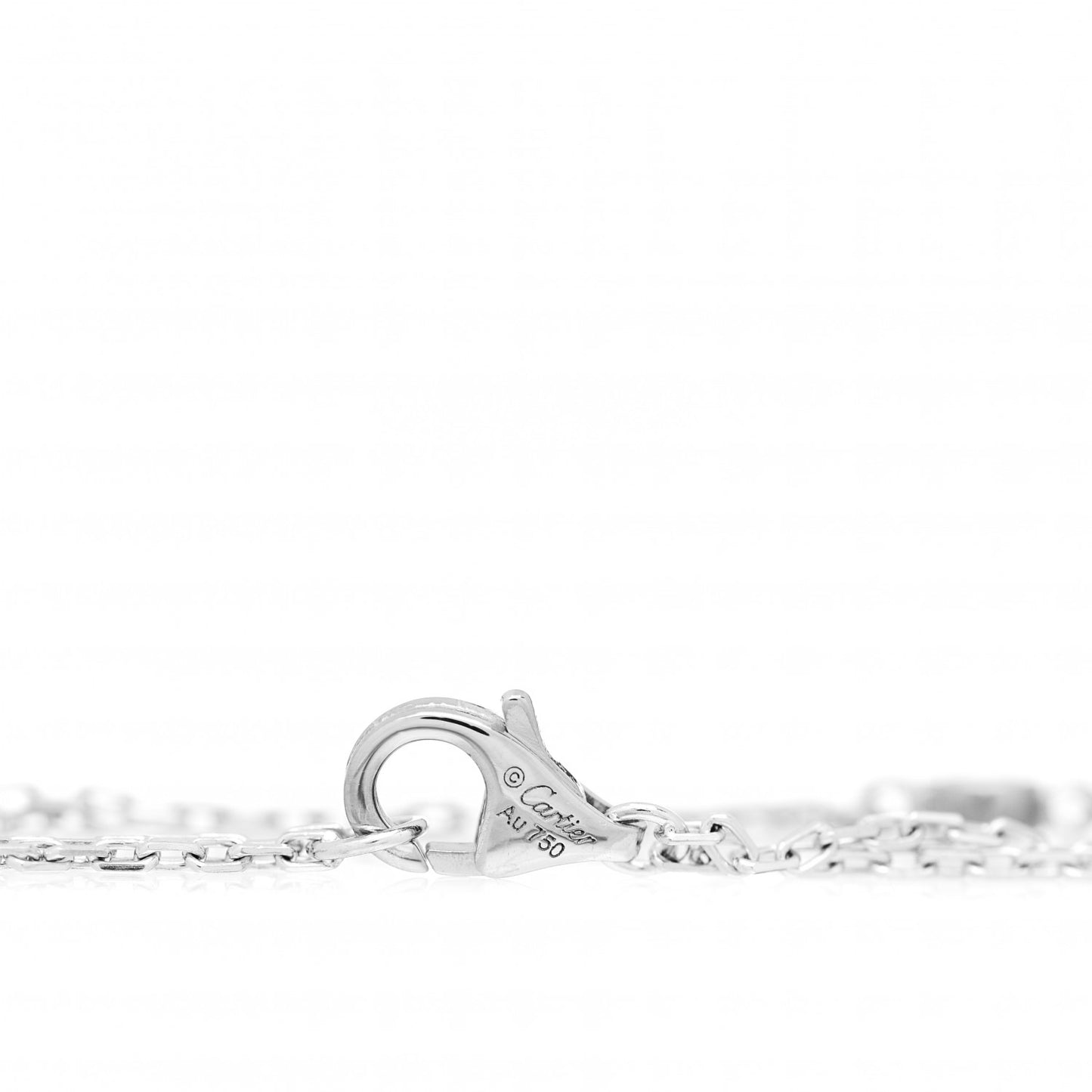 18K White Gold Diamond LOVE Bracelet