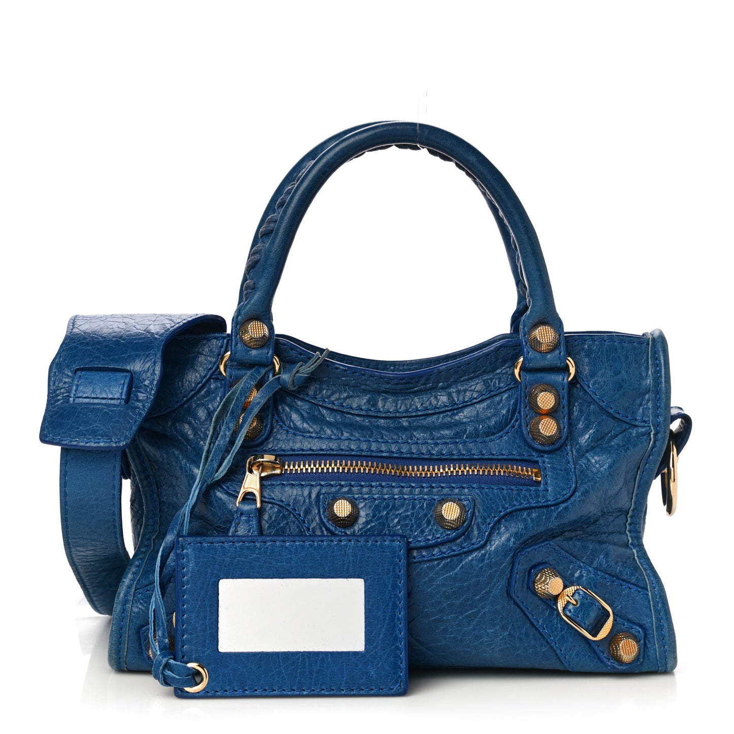 Agneau Giant 12 Gold Hardware Mini City Bleu Lazuli
