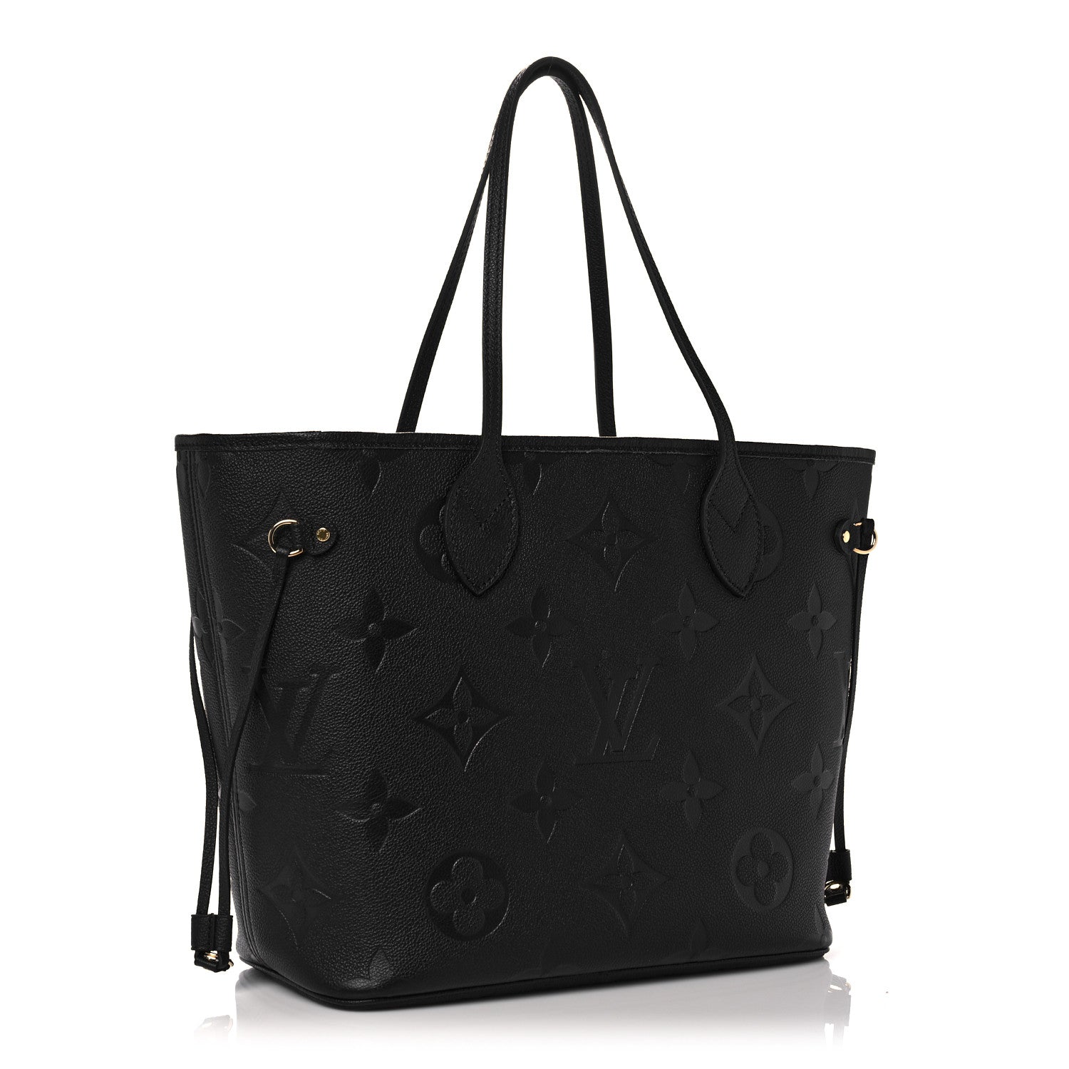 Louis Vuitton Empreinte Monogram Giant Neverfull MM Black 2 of 7