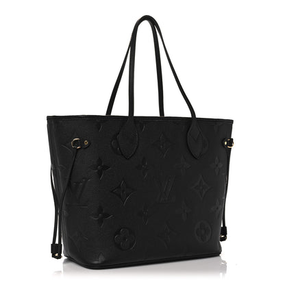 Louis Vuitton Empreinte Monogram Giant Neverfull MM Black 2 of 7