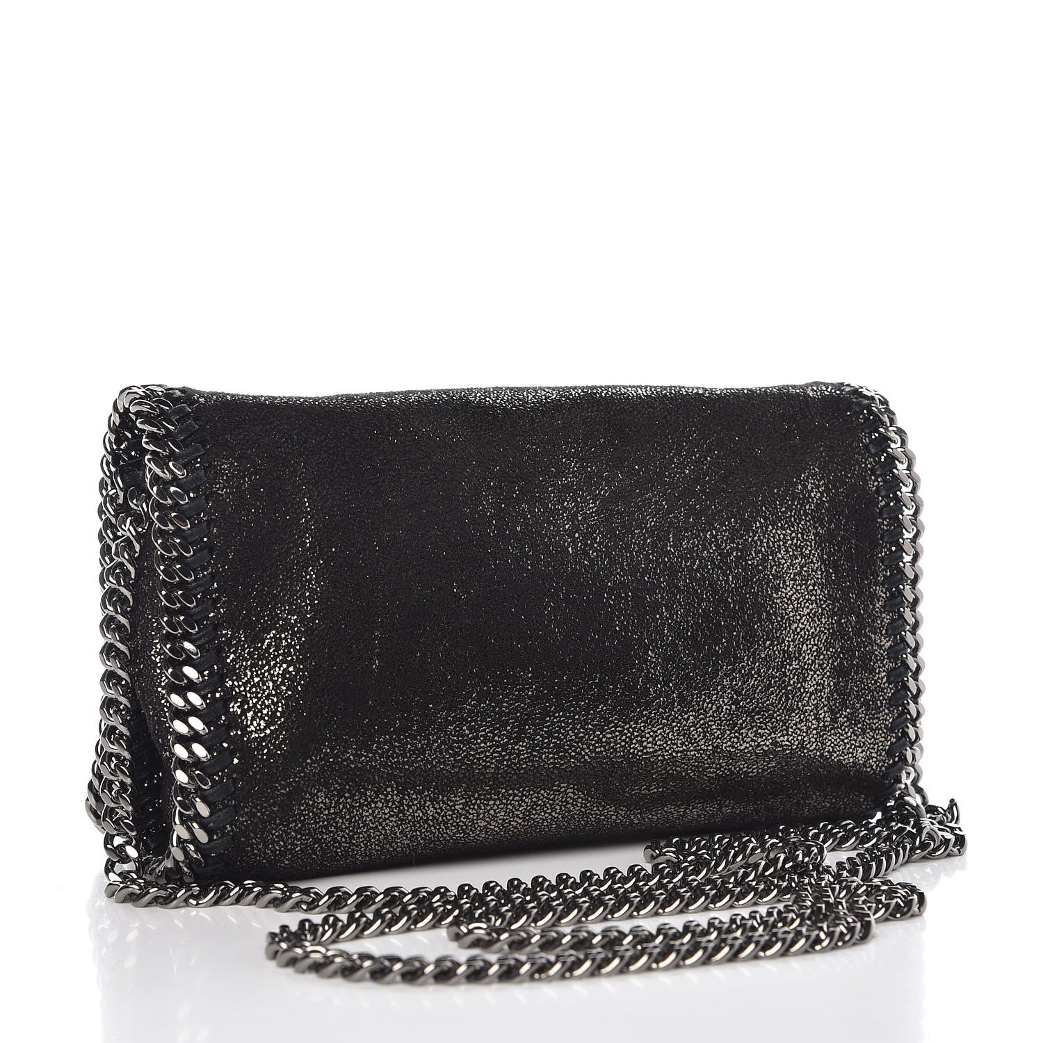 Stella McCartney Shaggy Deer Falabella Crossbody Bag Black 3 of 7