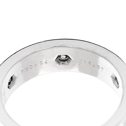 Cartier 18K White Gold 6 Diamond 5.5mm LOVE Ring 54 7 5 of 6
