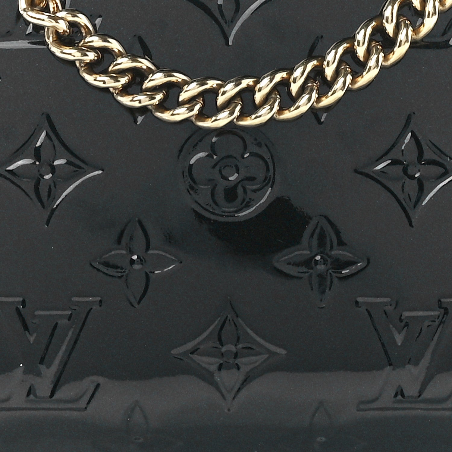 Louis Vuitton Vernis Santa Monica Clutch Noir Magnetique 8 of 11