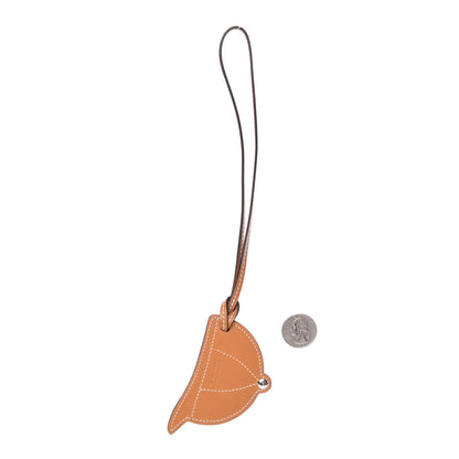 Hermes Swift Paddock Cap Bag Charm Rouge H Craie Sable 2 of 4