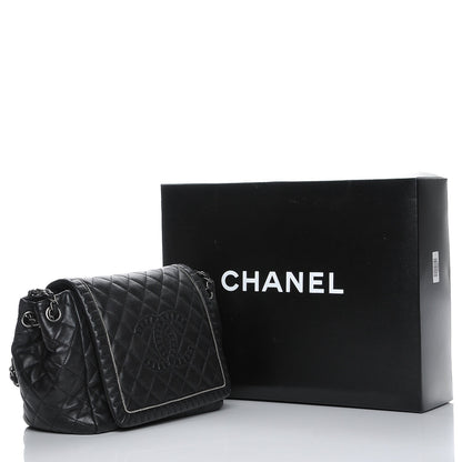 Chanel Calfskin Quilted Istanbul Accordion Flap Black 8 of 8