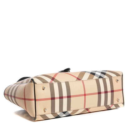 Burberry Nova Check Shoulder Bag Black 4 of 8