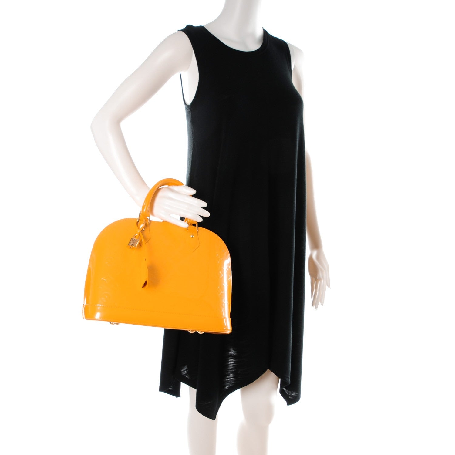 Louis Vuitton Vernis Alma PM Jaune Passion 2 of 7