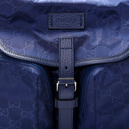 Gucci Nylon Monogram Medium Light Single Buckle Backpack Tide 10 of 12