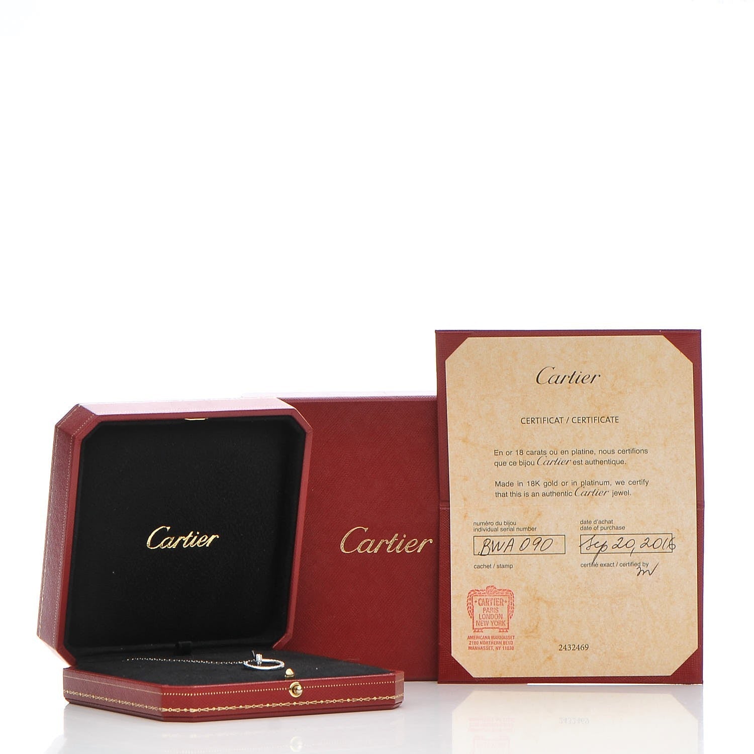 Cartier 18K White Gold Diamond Juste Un Clou Paved Pendant Necklace 6 of 6