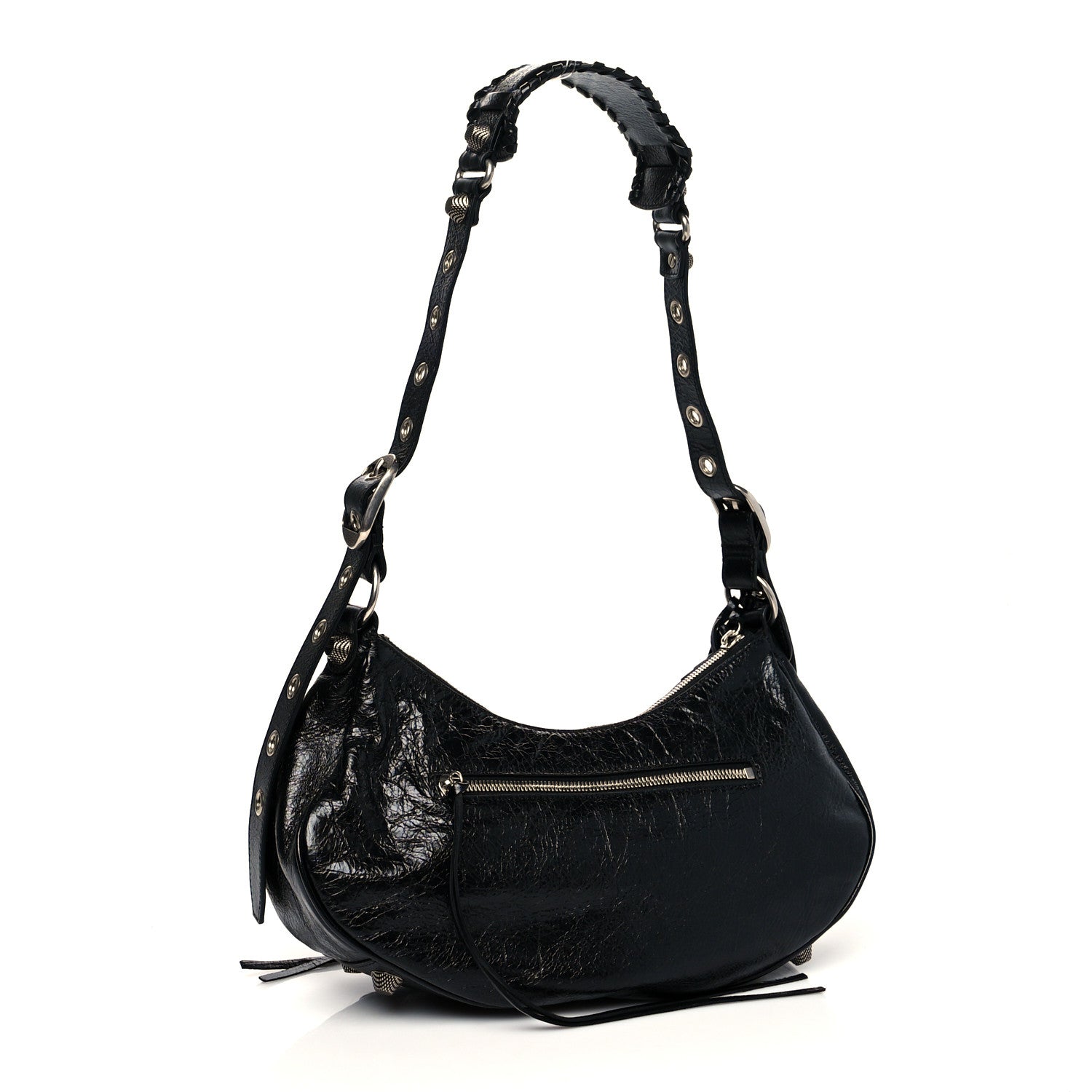 Balenciaga Agneau Arena Small Le Cagole Shoulder Bag Black 3 of 10