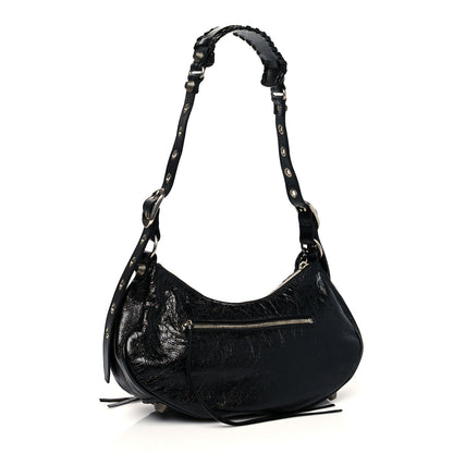 Balenciaga Agneau Arena Small Le Cagole Shoulder Bag Black 3 of 10