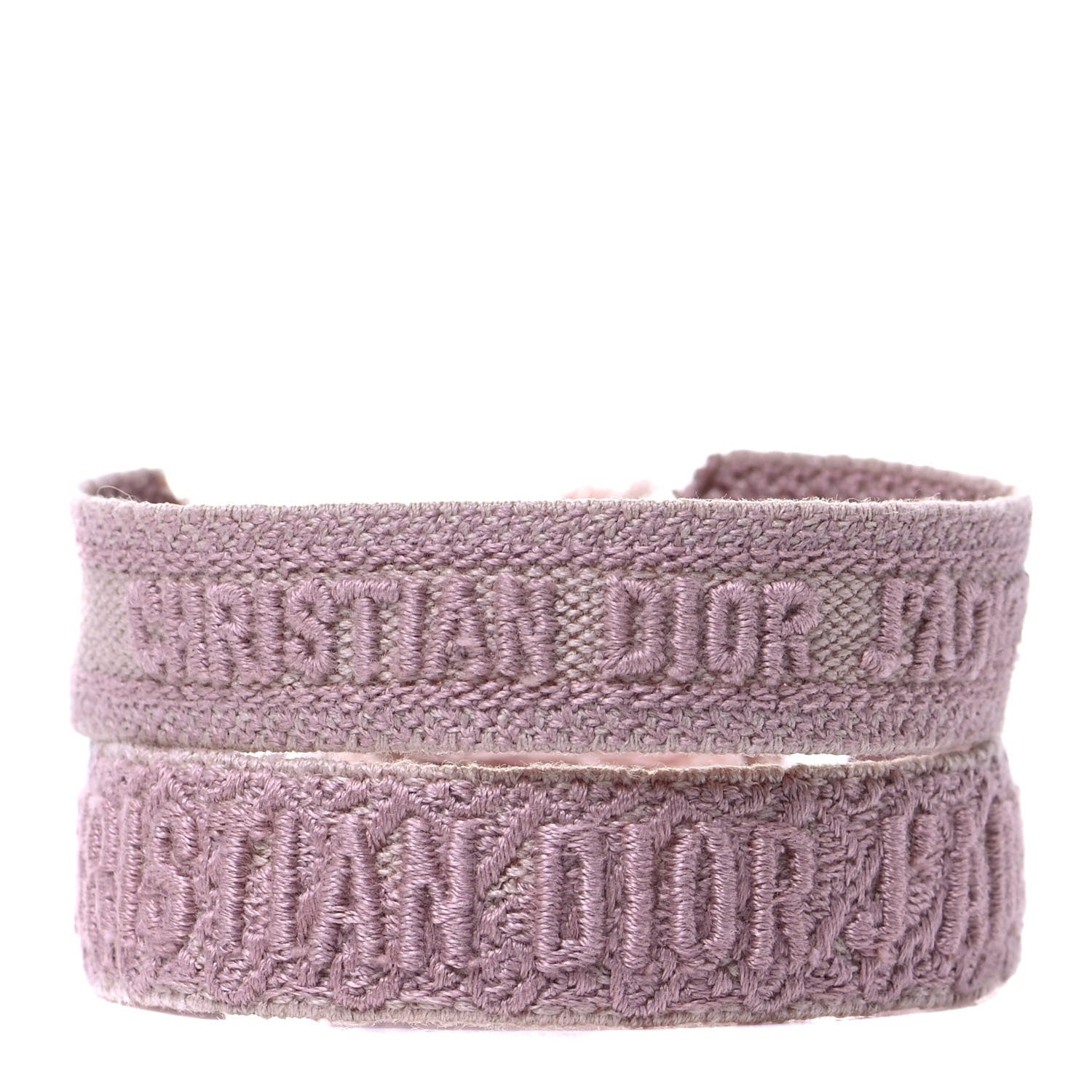 Christian Dior Woven Cotton J'Adior Friendship Bracelet Set Pink 1 of 5