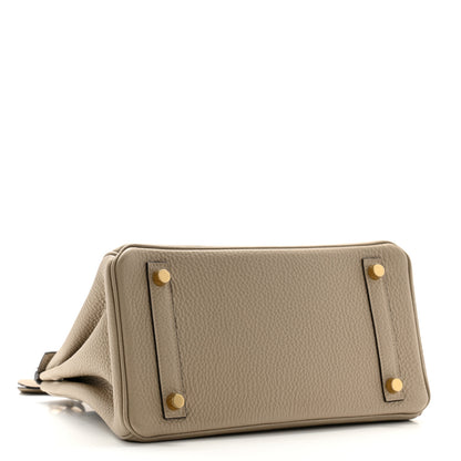 Hermes Togo Birkin 25 Gris Tourterelle 4 of 11