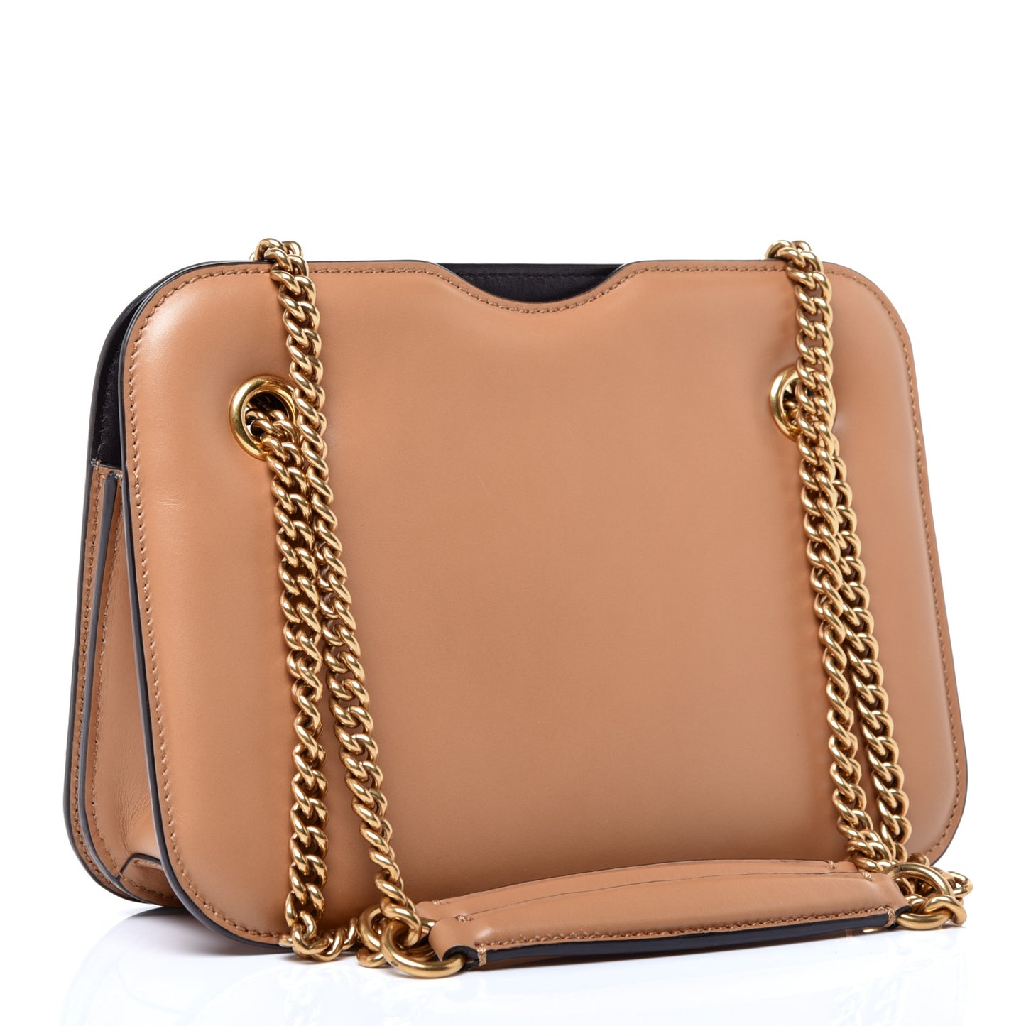 Vitello King Nubuck Pequin Karligraphy Pocket Shoulder Bag Biscuit Tobacco Moro