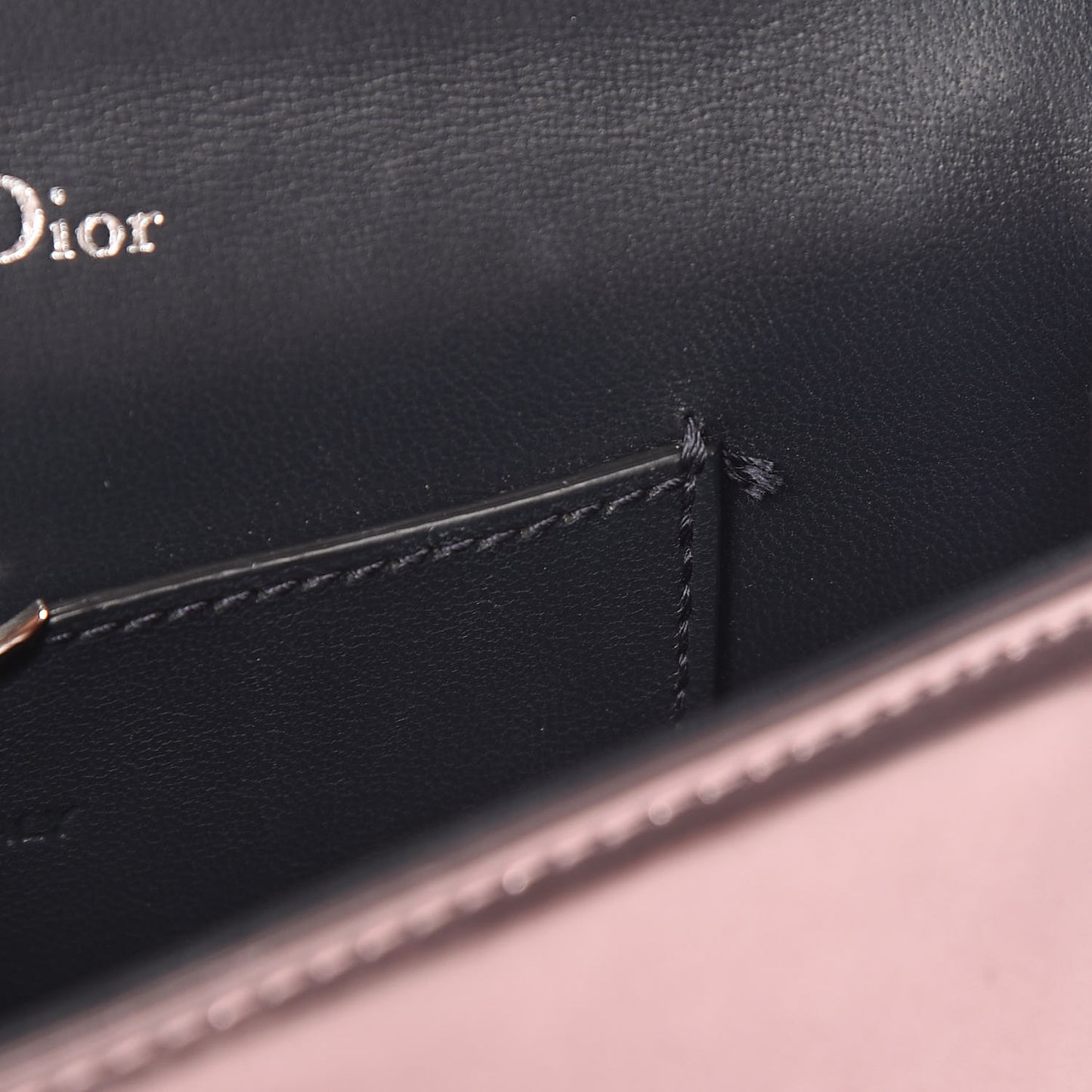Metallic Patent Micro-Cannage Mini Diorama Flap Bag Hyper Pink