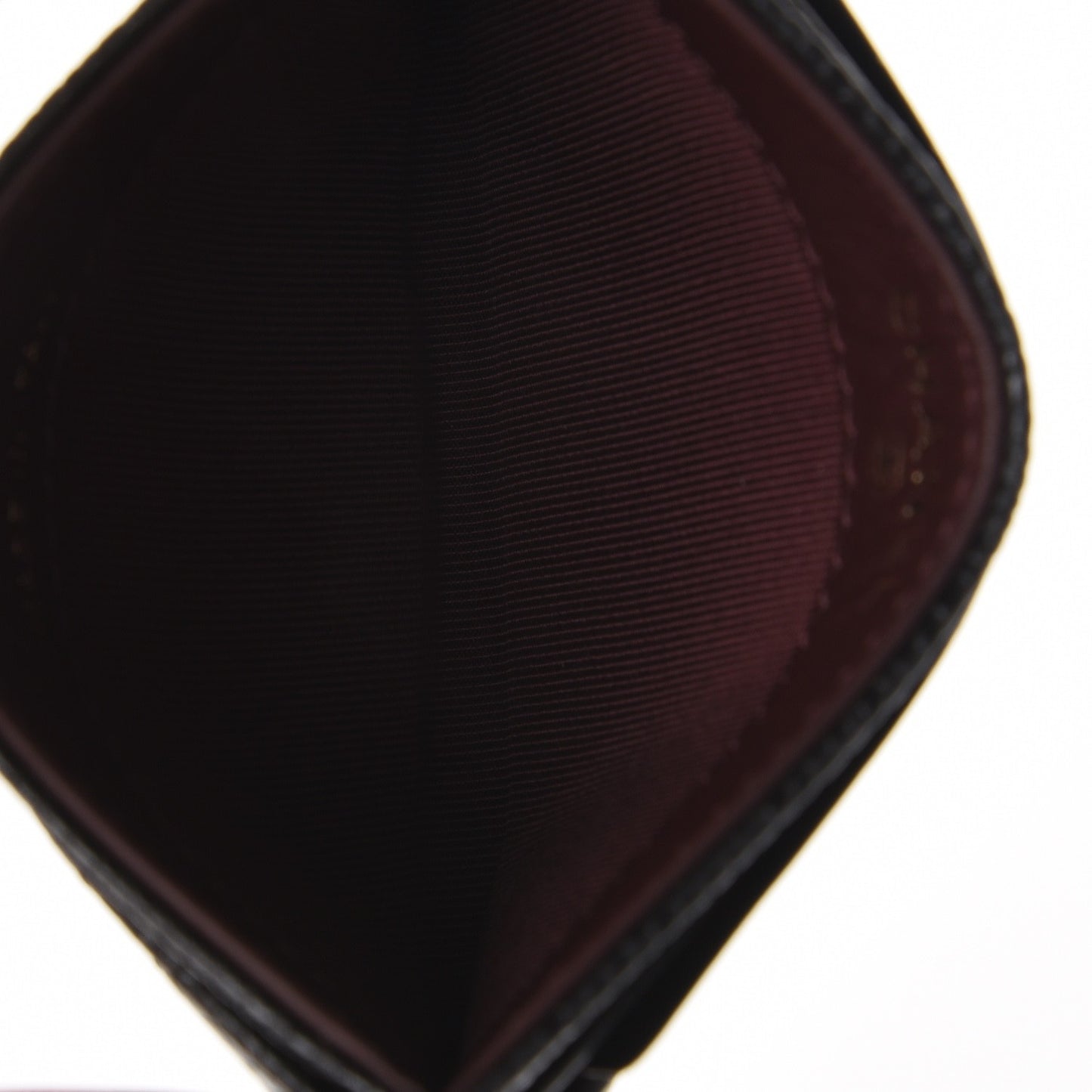 Caviar Quilted Card Holder Black
