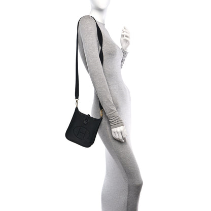 Hermes Taurillon Clemence Evelyne TPM Black 2 of 12
