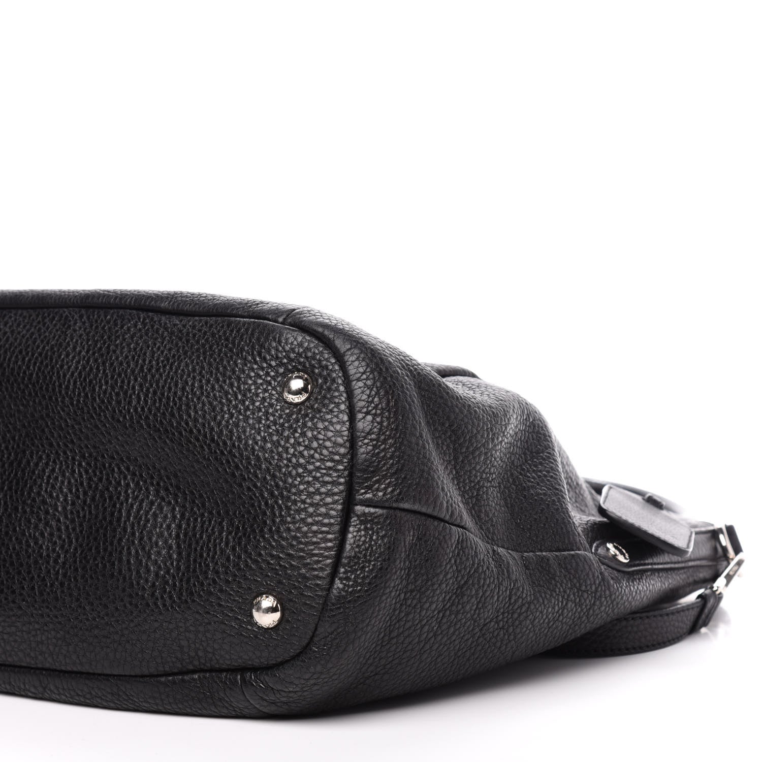 Prada Vitello Daino Tote Black 9 of 12