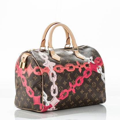 Louis Vuitton Monogram Bay Speedy 30 Rose Ballerine Poppy 3 of 7