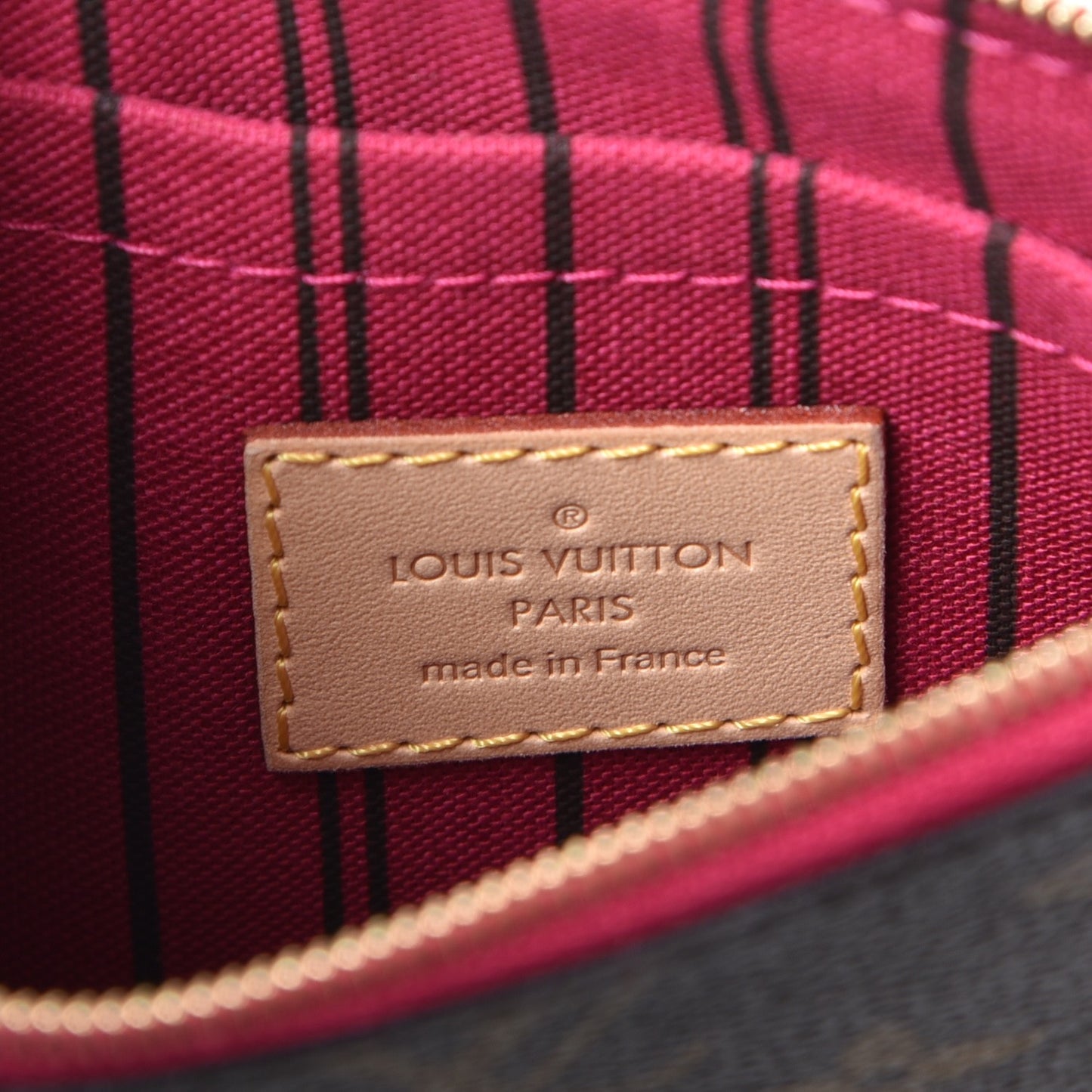Monogram Neverfull PM Pochette Pivoine