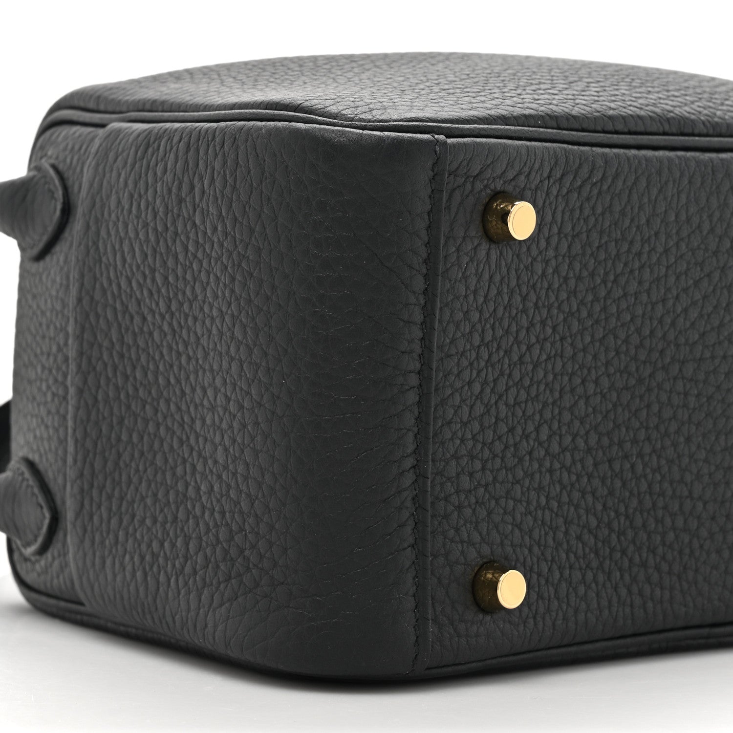 Hermes Taurillon Clemence Mini Lindy 20 Black 10 of 13
