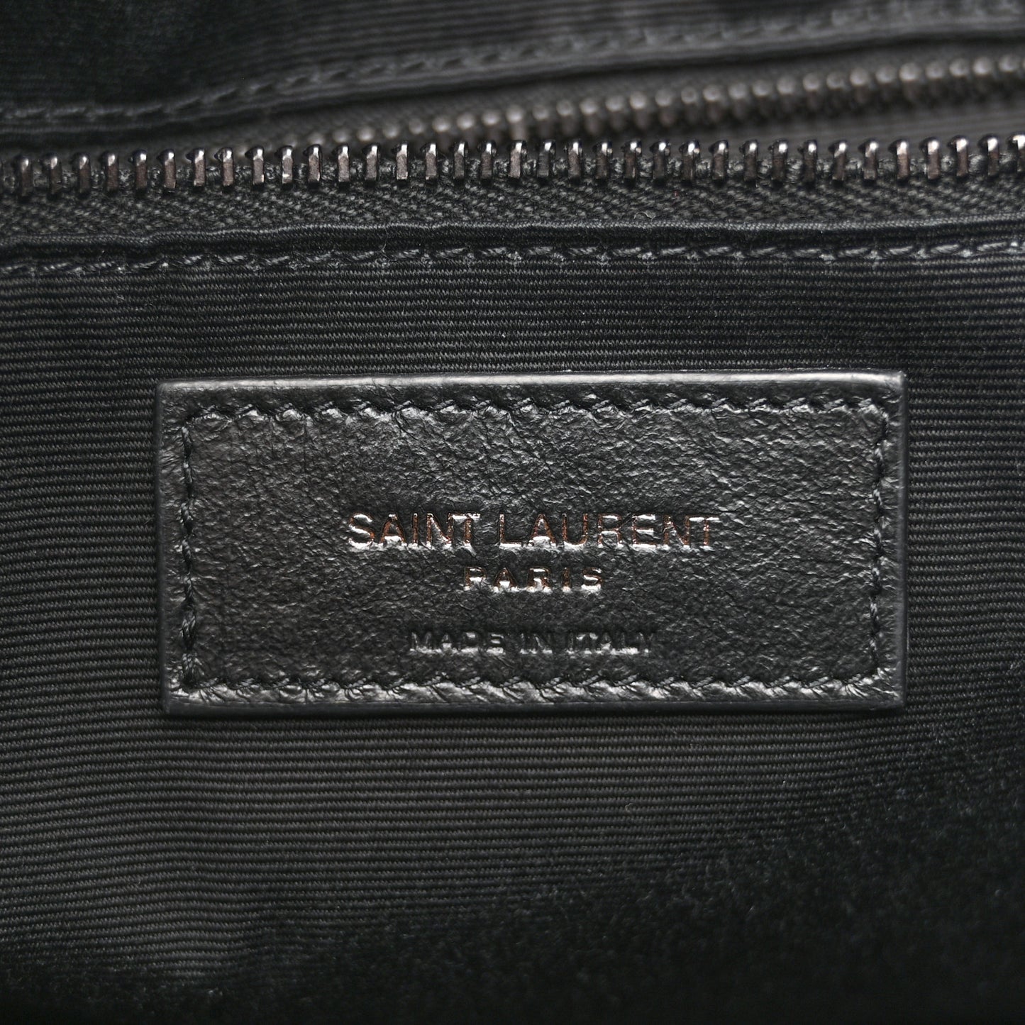 Crinkled Calfskin Matelasse Monogram Medium Niki Shopper Tote Black