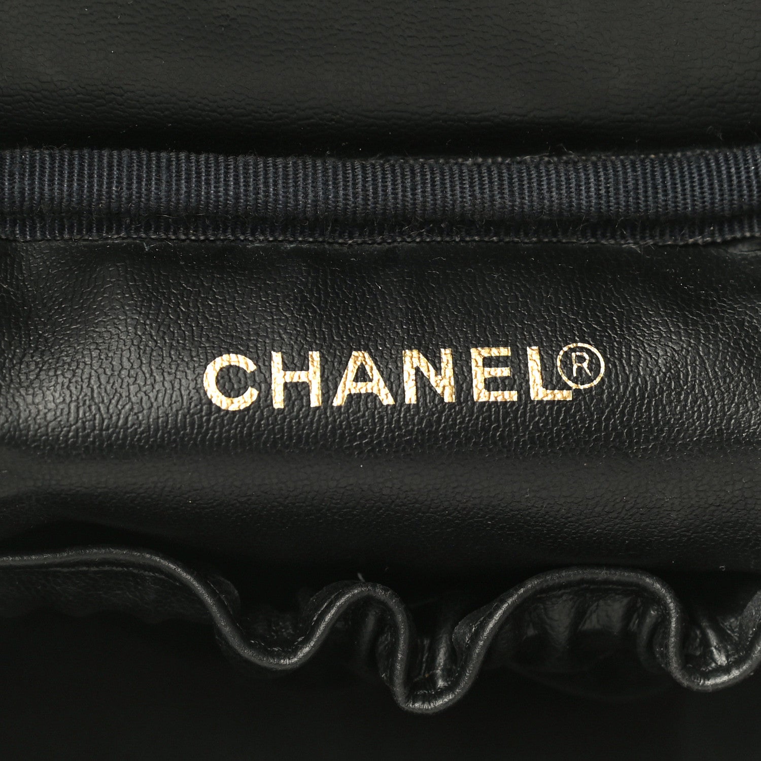 Chanel Caviar Vanity Cosmetic Case Burgundy 6 of 11
