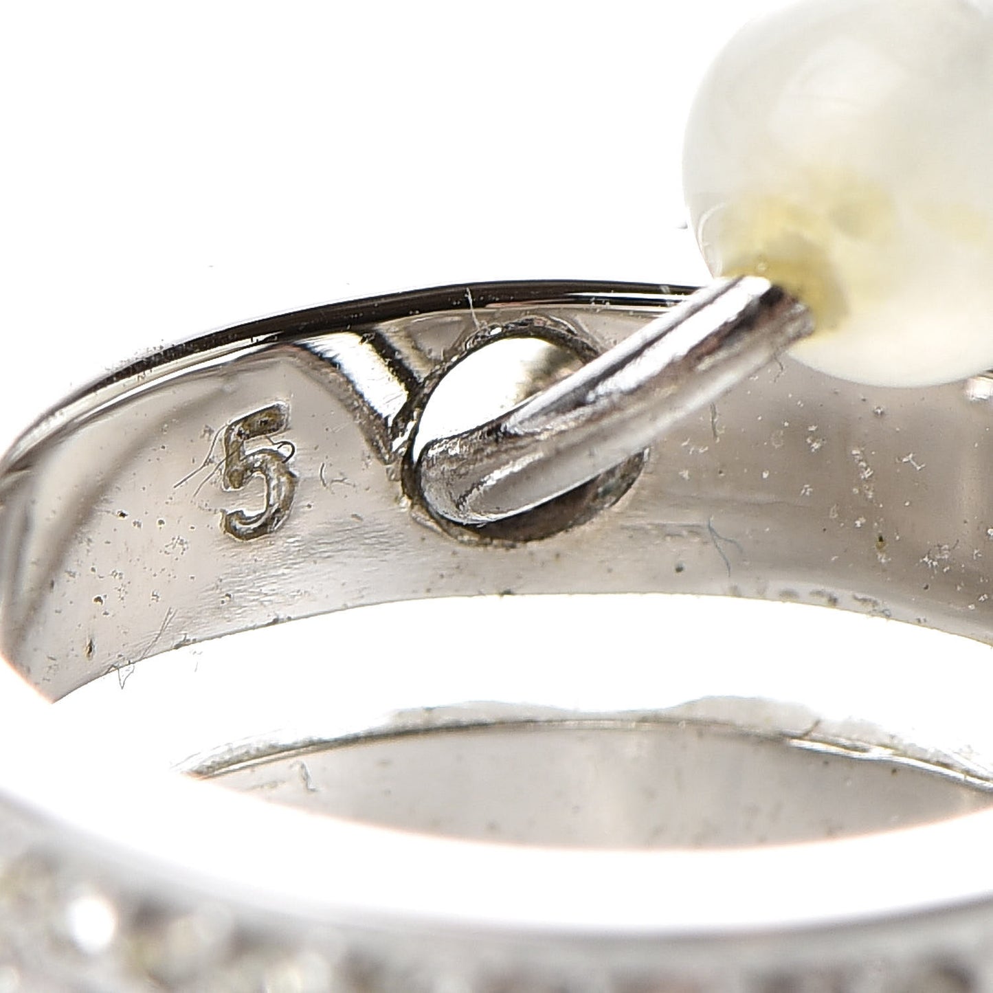 Crystal Ring 6.5 Silver