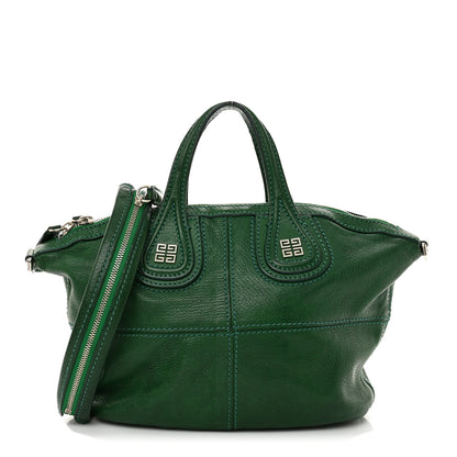 Givenchy Sugar Goatskin Micro Nightingale Emerald 1 of 14